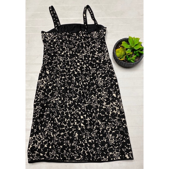 Ann Taylor Black & White Thin Strap Spring Dress - Picture 6 of 8